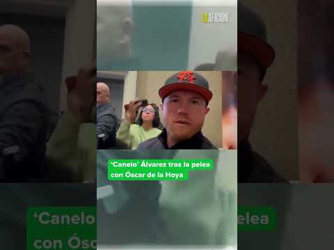 “Yo no soy cualquier deportista, Así reaccionó 'Canelo' tras discutir con Oscar de la Hoya