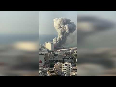 #URGENTE I Descomunal explosión sacude el centro de Beirut