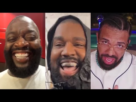 Kanye West REACTS To Rick Ross DISSING Drake On Champagne Moments! “I LOVE ROSS!”