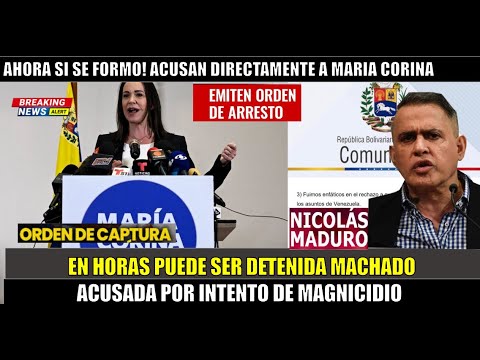 AHORA SI SE PRENDIO! Maria Corina ACUSADA de dar ORDEN para usar armas en la inscripcion de Maduro