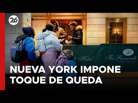 EEUU | Nueva York impone toque de queda en más albergues para migrantes