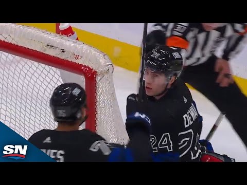 Connor Dewar Bangs Home First Goal In Maple Leafs Uniform