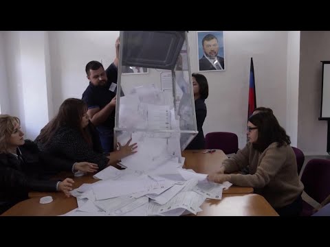 Polls close in Russian elections in occupied Ukrainian region