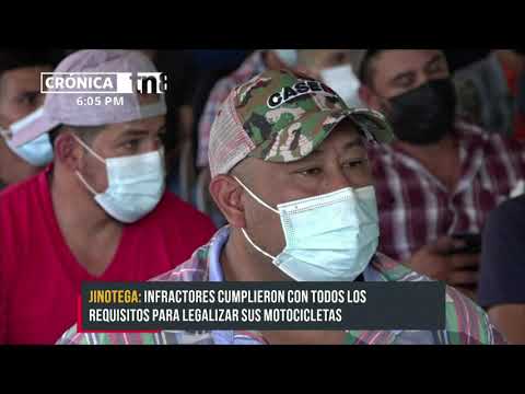 Dirección de Tránsito sensibiliza a infractores de la ley 431 en Jinotega - Nicaragua