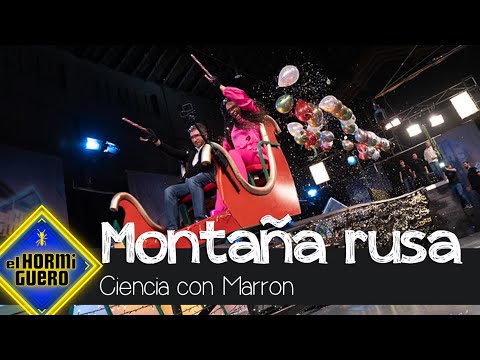 Marron sorprende a Cristina Pedroche con una montaña rusa navideña - El Hormiguero