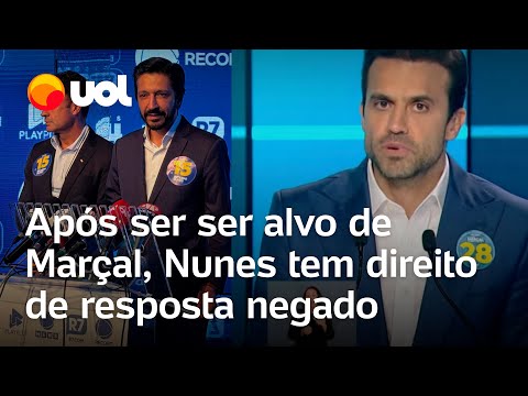 Debate Record: Pablo Marçal ataca Nunes, e prefeito tem direito de resposta negado