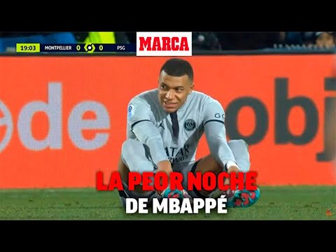La peor noche para Mbappé: Penalti fallado, lo repite, lo vuelve a fallar y lesiónI MARCA