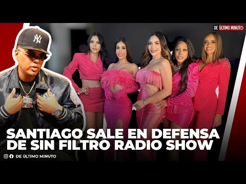 SANTIAGO MATÍAS SE LA DEJA CAER A ESPECTÁCULOS PÚBLICOS EN DEFENSA DE SIN FILTRO RADIO SHOW
