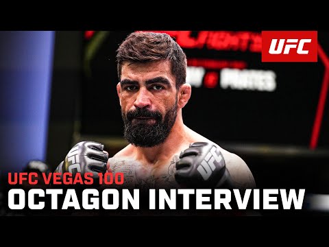 Elizeu Zaleski dos Santos Octagon Interview | UFC Vegas 100