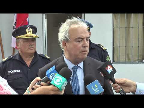 El ministro del Interior Luis Heber inauguró dos unidades policiales en el departamento de Canelones