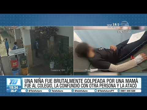 Una niña fue golpeada por una mamá