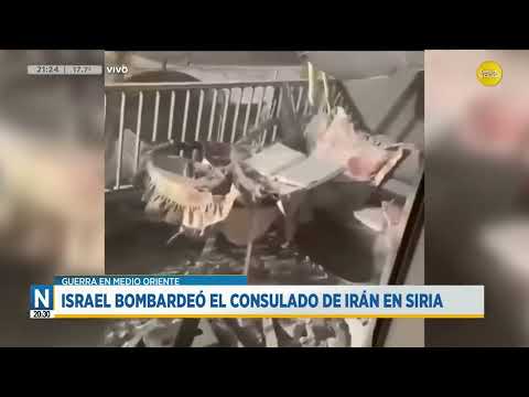 Medio Oriente: Israel bombardeó y destruyó el consulado de Irán en Siria ?N20:30? 01-04-24