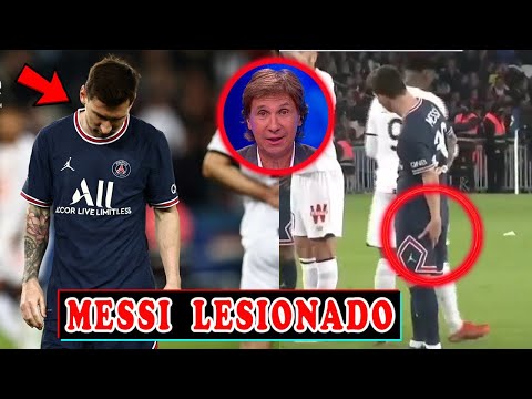 QUE le PASO a MESSI MESSI esta LESIONADO esto dice la PRENSA PSG vs LILLE 2-1