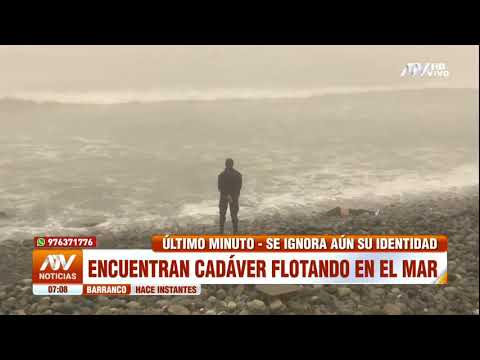 Encuentran cadáver flotando en el mar de Barranco