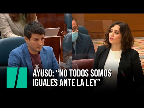 La defensa de Ayuso al rey Juan Carlos: No todos somos iguales ante la ley