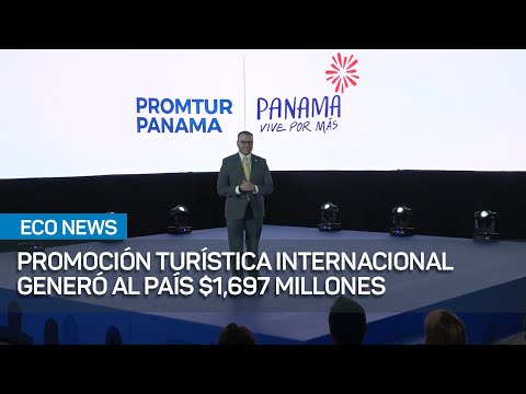 Promoción Turística de Panamá generó 1,697 millones de dólares a la economía en 2023 | #EcoNews