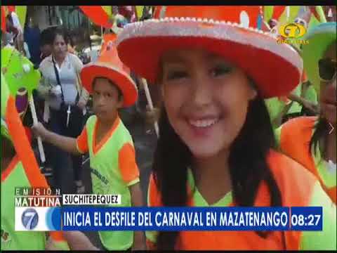 Inicia desfile del Carnaval en Mazatenango