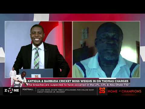 Antigua & Barbuda cricket boss weighs in on Thomas charges, Thomas has 14 days to respond to charges