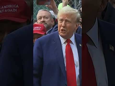 Trump Campaigns at NYC Construction Site Before Court