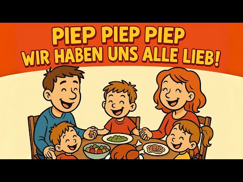 „Piep piep piep – Wir haben uns alle lieb 💕 | Lustiges Kinderlied zum Lachen & Mitsingen!“