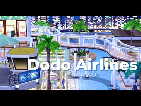 【ポケ森コンプリート】No.159「Dodo Airlines」と「Flower Shop」の2本立て/「モーリーとひこうじょう」や「ロドリーとDALのひこうき」、３月のクッキー等を使ったレイアウト