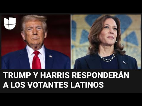 Votantes latinos e indecisos: los elegidos para preguntar a Trump y Harris en foros con Univision