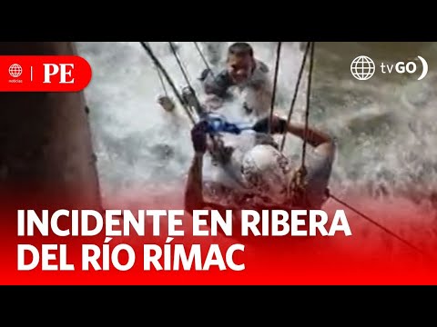Incidente en ribera del río Rímac | Primera Edición | Noticias Perú