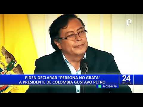 Jorge Montoya pide romper relaciones entre Perú y Colombia tras declaraciones de Gustavo Petro