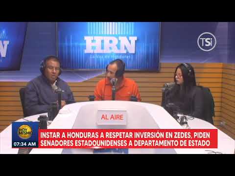 Instar a Honduras a respetar inversión de ZEDE, piden senadores de EEUU