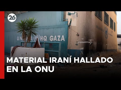 MEDIO ORIENTE | Material iraní es hallado en instalaciones de la ONU en Gaza