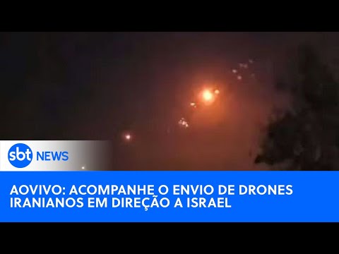#AOVIVO | SBT News acompanha o envio de drones iranianos em direção a Israel