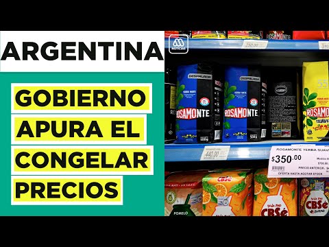 Precios congelados en Argentina: De las peores crisis económicas del país