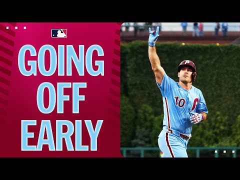 FULL INNING: Phillies open the game with 3 HR in the 1st (Schwarber, Realmuto, Kepler go deep!)
