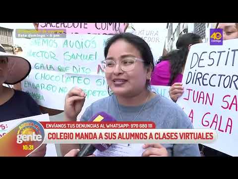 Arriba Mi Gente| Madres protestan contra colegio que mandó a sus hijos a clases virtuales de nuevo