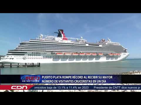Puerto Plata rompe récord al recibir su mayor número de visitantes cruceristas en un día