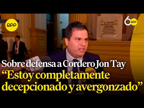 Diego Bazán se siente decepcionado tras archivación del caso de Cordero Jon Tay