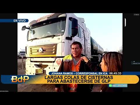 Paracas: Cisternas hacen largas filas desde hace 3 días para abastecimiento de GLP