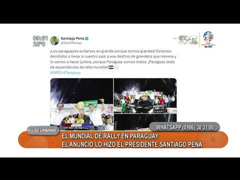 Paraguay es sede del Mundial de Rally