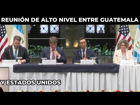 CONFERENCIA DE PRENSA DEL GOBIERNO DE ARÉVALO TRAS REUNIÓN DE ALTO NIVEL, GUATEMALA