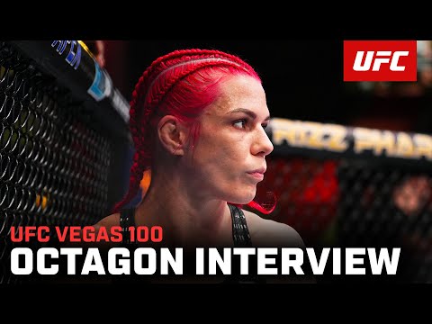 Gillian Robertson Octagon Interview | UFC Vegas 100