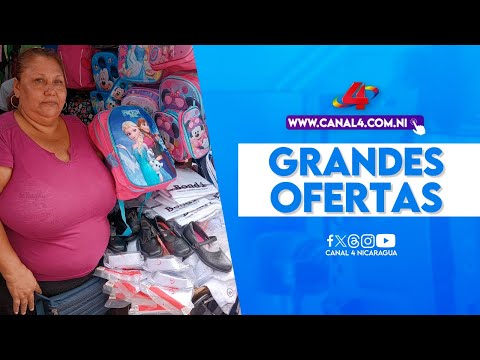 Mercado El Mayoreo de Managua con grandes ofertas para el regreso a clases