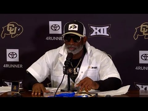 Deion Sanders full press conference: Colorado coach speaks to media for CU Fall Media Day