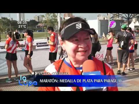 Medalla de plata para Paraguay en Maratón Masculino