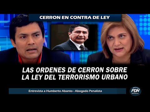 CONGRESISTA DE PERU LIBRE VS PERIODISTA: LAS ORDENES DE CERRON SOBRE EL TERRORISMO URBANO