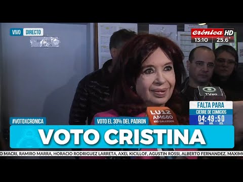 Cristina Fernández: Todavía no hablé con Sergio Massa