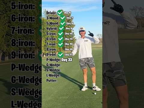 Can I Make a Par With ONLY My Pitching Wedge?? (Day 33)
