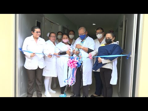 Inauguran rehabilitación de sala de neonatología en el hospital Bertha Calderón
