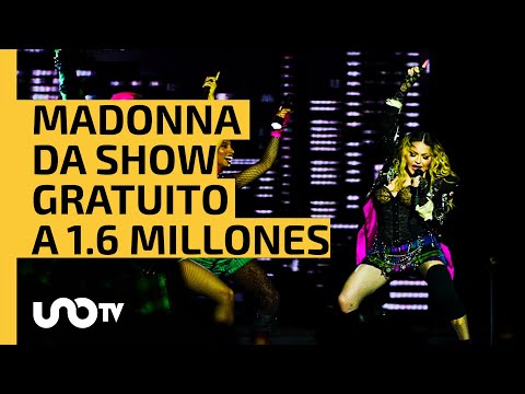 ¡Conquista Río! Madonna arrasa con concierto histórico para 1.6 millones de fans