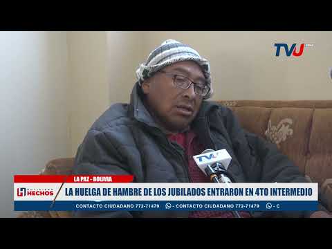 LA HUELGA DE HAMBRE DE LOS JUBILADOS ENTRARON EN 4TO INTERMEDIO