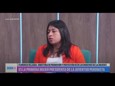 Florencia Villagra: Es la primera mujer en ser electa presidenta de la JP-Tucumán